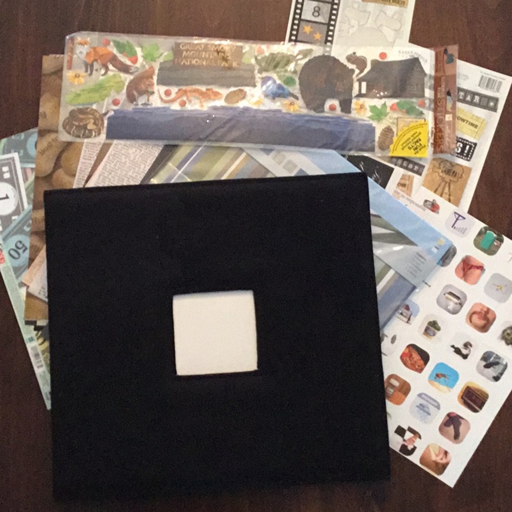 Scrap book and bundle. Some new items.